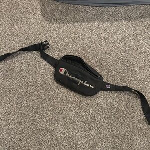 Champion Black Belt Bag with Logo